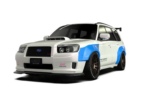 Fenderist Spec S Fender Flares Set Wide Body Kit Subaru Forester Sg