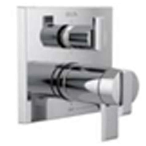 Delta Ara Angular Modern Tempassure® 17t Series Valve Trim With 6 Setting Integrated Diverter