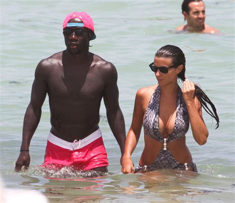 Manchester City Star And Ex Arsenal Defender Bacary Sagna Hits Miami With Wife Ludivine Daily Star