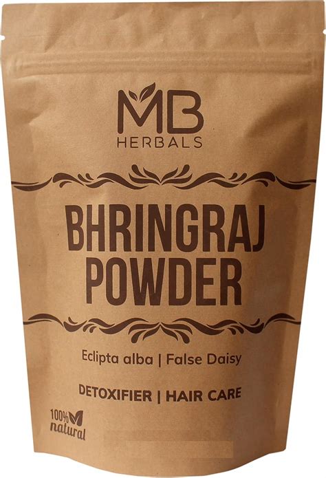 Buy MB Herbals Pure Bhringraj Powder 454g 1 Lb Pure Bhringaraj