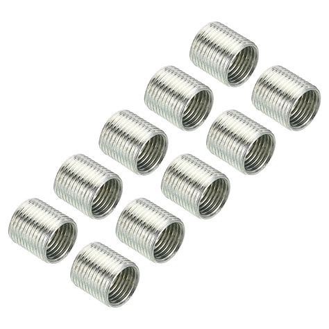 PATIKIL M12 To M10 Thread Adapters Sleeve Reducing Nut 10 Pack 12mm