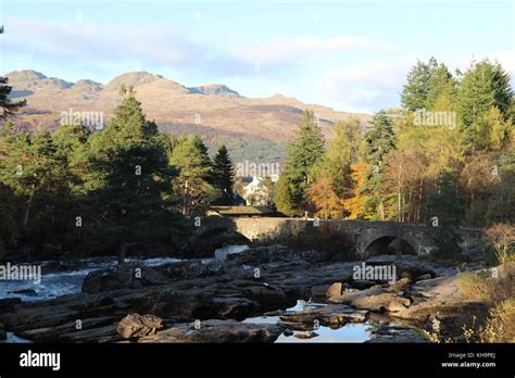 Falls of Dochart Waterfall, Killin, Scotland Stock Photo - Alamy