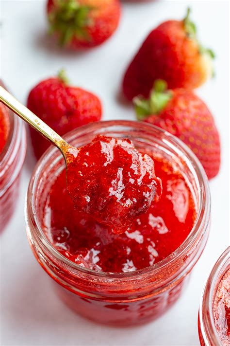 Strawberry Freezer Jam Food With Feeling