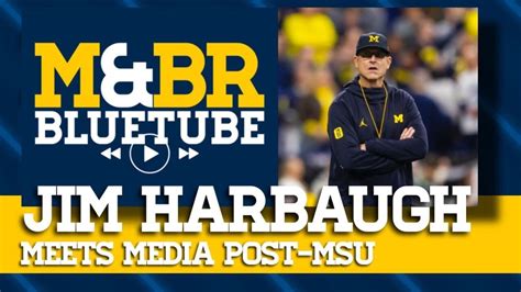 Bluetube Jim Harbaugh Warde Manuel Address Michigan State Assault Youtube