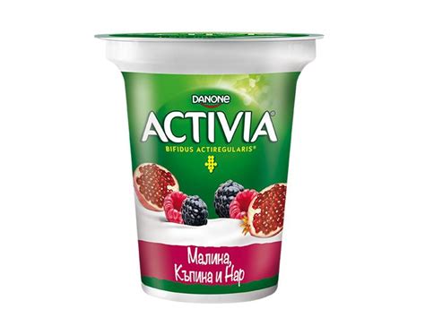 Данон Активиа Малина, Къпина и Нар 280гр