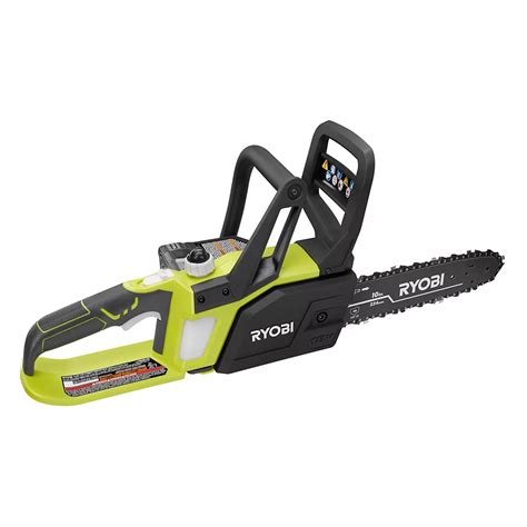 Ryobi 18v One Lithium 10 Inch Lithium Ion Cordless Chainsaw With 1 5 Ah Battery The Home