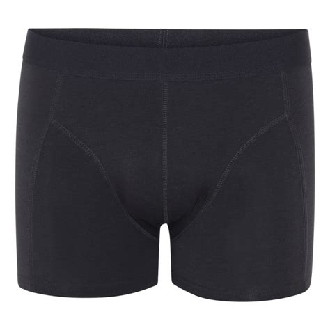 Sorte Boxershorts Bambus Str Xl