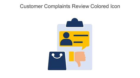 Customer Complaints Review Colored Icon In Powerpoint Pptx Png And