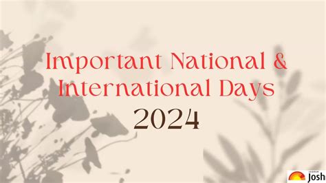 Important National Days 2024 Katy Saudra