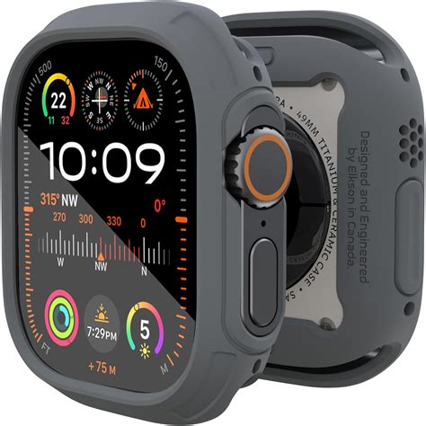 Elkson Funda Protectora Para Apple Watch Ultra De Mm Vidrio