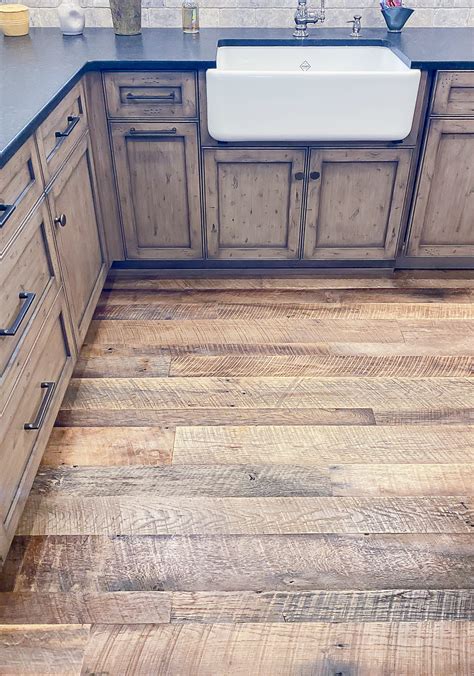 Antique Reclaimed Original Face Oak Flooring With Bona Water Based