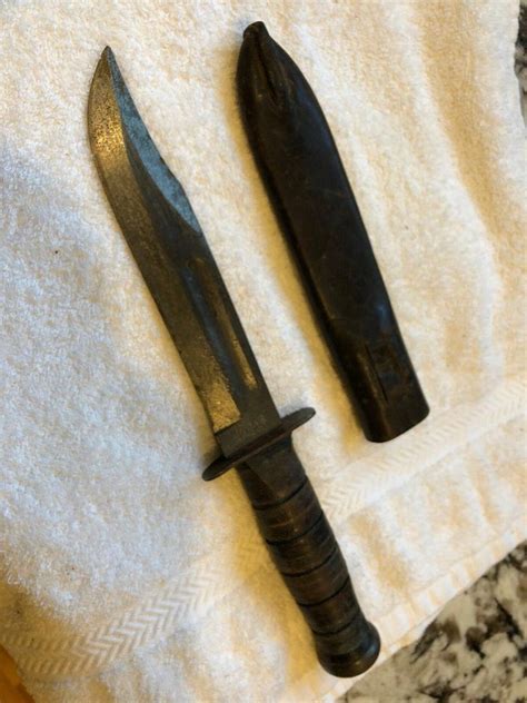 Original Wwii Ka Bar Usmc Fighting Knife