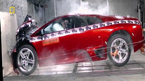 Lamborghini Murcielago Crash Test Hd Youtube