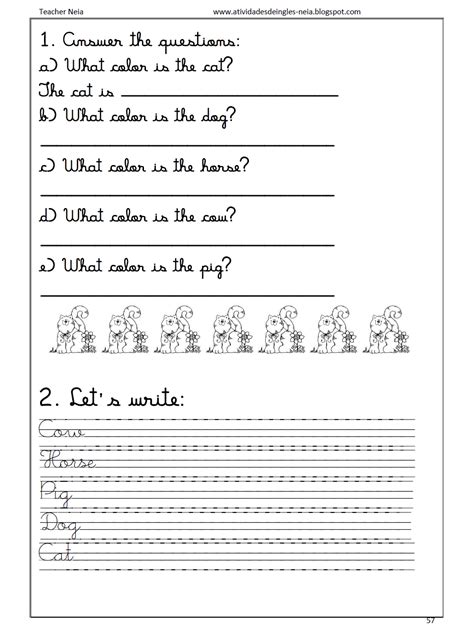 Atividades De Ingles 7º Ano
