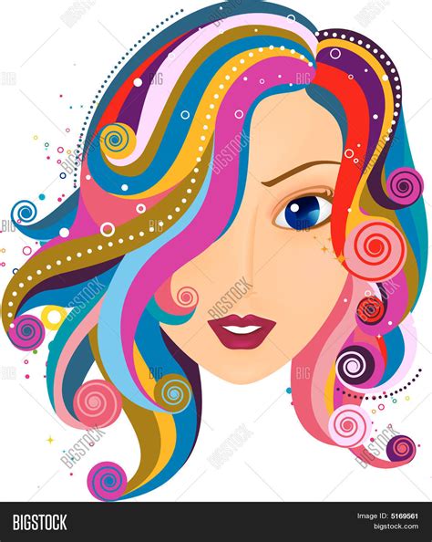 Abstract Hair Wave Vector And Photo Free Trial Bigstock