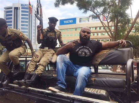 Social Media Tax: Bobi Wine’s 'bodyguard' Eddie Mutwe arrested - Matooke Republic