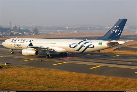 HZ AQL Saudi Arabian Airlines Airbus A330 343 Photo By Aneesh Bapaye