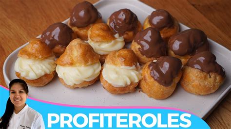 Como Hacer Profiteroles Paso A Paso Facil Y Riquisimo Youtube