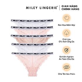 Mua Bộ 5 Quần Lót Nữ High Cut Phối Ren Miley Lingerie Giao màu ngẫu nhiên S tại Miley Lingerie