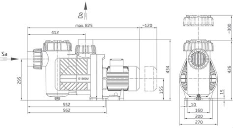 Pompa Do Basenu PRIME 40 2 20kW 40m3 H 400V BADU