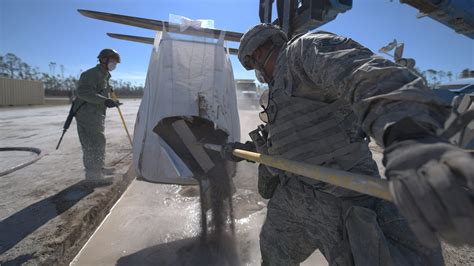 Trump touring Hurricane Michael damage at Tyndall AFB near Panama City