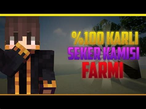 100 KARLI ŞEKER KAMIŞI FARMI MİNECRAFT SALOON YouTube