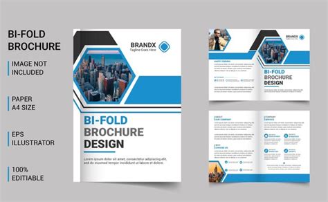 Conception De Brochures D Entreprise Deux Volets Vecteur Premium