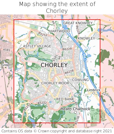 Where is Chorley? Chorley on a map