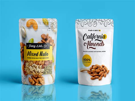 Dry-Fruits Packaging Design by Shiva Chauhan on Dribbble