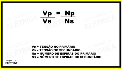 Cálculos para transformadores como fazer Mundo da Elétrica