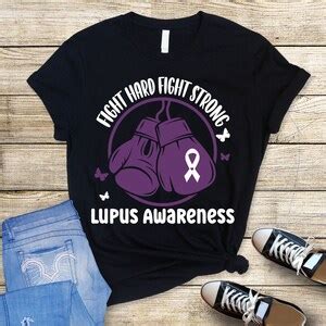 Lupus Awareness Svg Png Fight Hard Fight Strong Svg Support Lupus