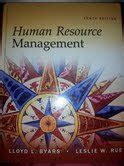 Human Resource Management Tenth Edition By Lloyd L Byars Goodreads