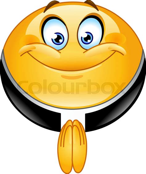 Priest Emoticon Stock Vector Colourbox