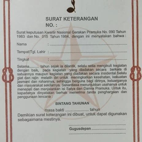 Surat Keterangan Lulus Tkk Contoh Surat Keterangan Lulus Sku Siaga