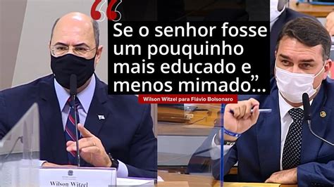 Após bate boca senadores apontam intimidação de Flávio Bolsonaro