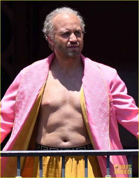 Edgar Ramirez Goes Shirtless Wears Pink Robe For Versace Photo