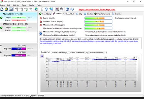 ADATA SU650 SSD 53 Derece Oluyor Technopat Sosyal