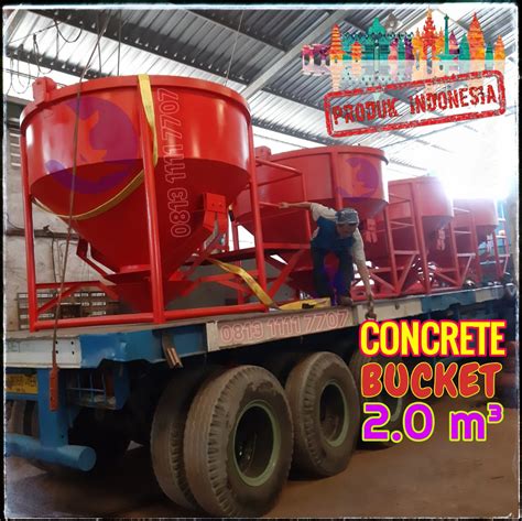 Cor Bucket 2 M3 Concrete Bucket Selang Tremi 8 Inch Properti Lainnya Di Carousell