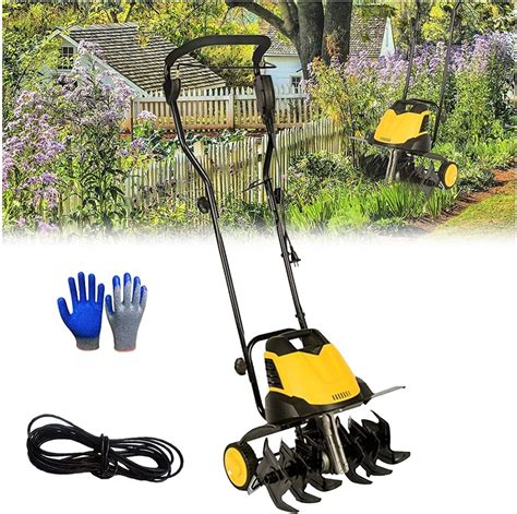 Garden Gear Motoculteur de jardin électrique rotavator de cultivateur