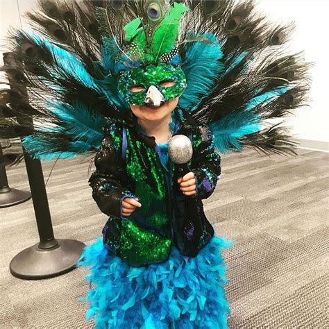 Donny Osmond Fan Wears Peacock Costume From 'The Masked Singer'