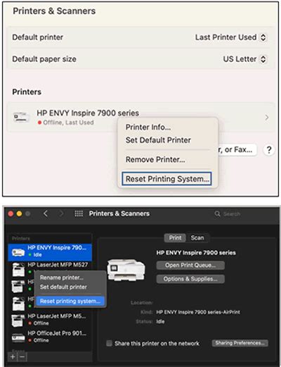 Imprimantes Hp R Initialisation Du Syst Me D Impression Macos