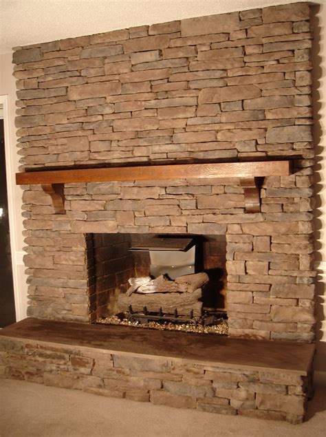 Stone Fireplace Mantel Shelf Ideas Home Design Ideas