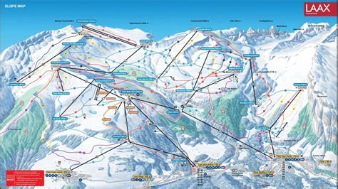 Laax Flims Piste Map 2019 - Ski Europe - winter ski vacation deals in ...