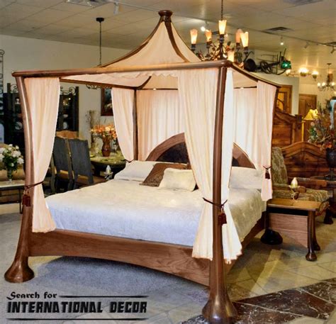 15 Four poster bed and canopy for romantic bedroom