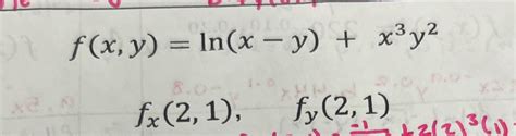 Solved For Each Function Evaluate Rhe Stated Partials Chegg