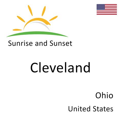 Sunrise and Sunset Times in Cleveland, Ohio, United States