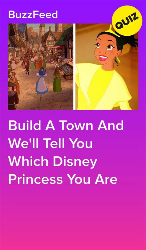 Build A Town And We Ll Tell You Which Disney Princess You Are Disney