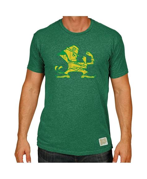 Original Retro Brand Mens Green Notre Dame Fighting Irish Big And Tall