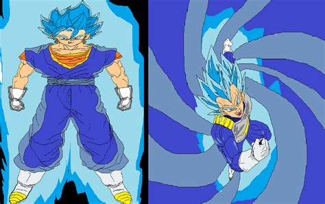 Vegito and Vegeta (super saiyan blue) by Communistserbia on DeviantArt