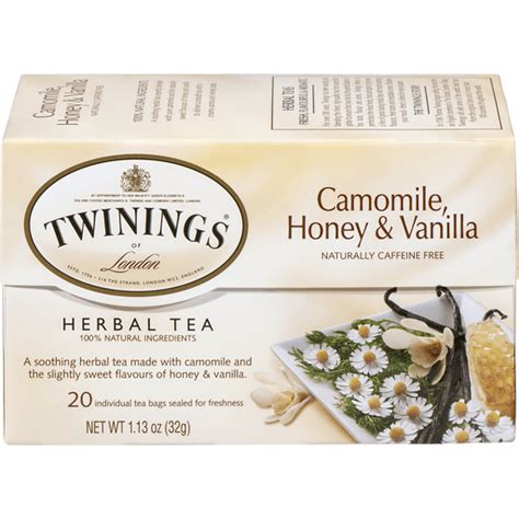 Twinings Of London Camomile Honey Vanilla Herbal Tea Tea Bags